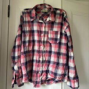 Free people flannel shirt size m